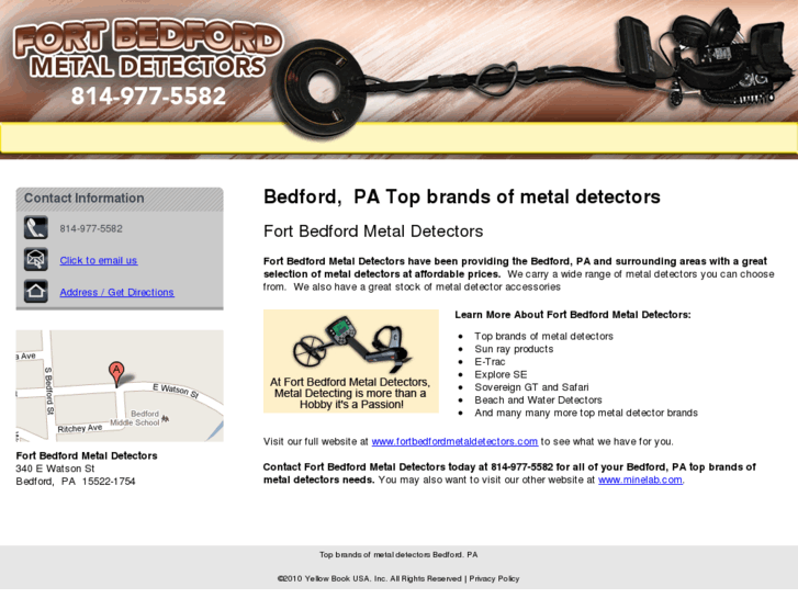 www.fortbedfordmetaldetectors.net