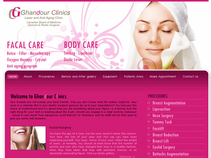 www.ghandourclinics.com