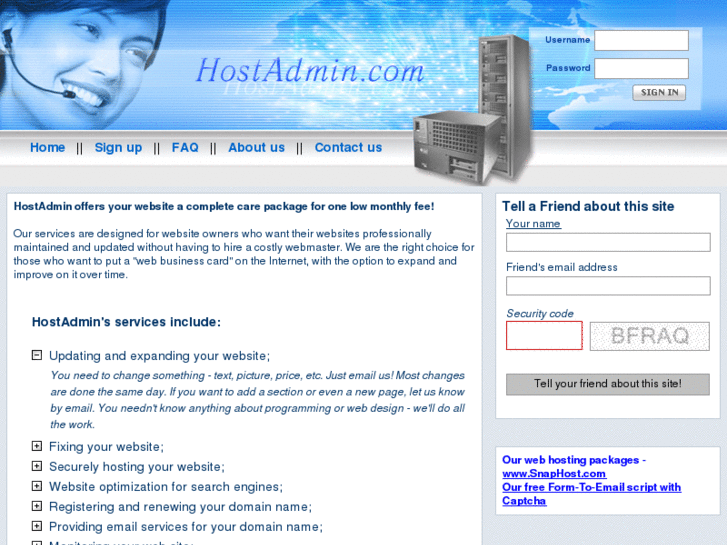 www.hostadmin.com