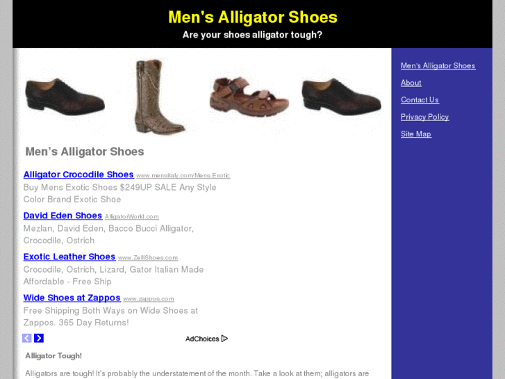 www.mensalligatorshoes.net