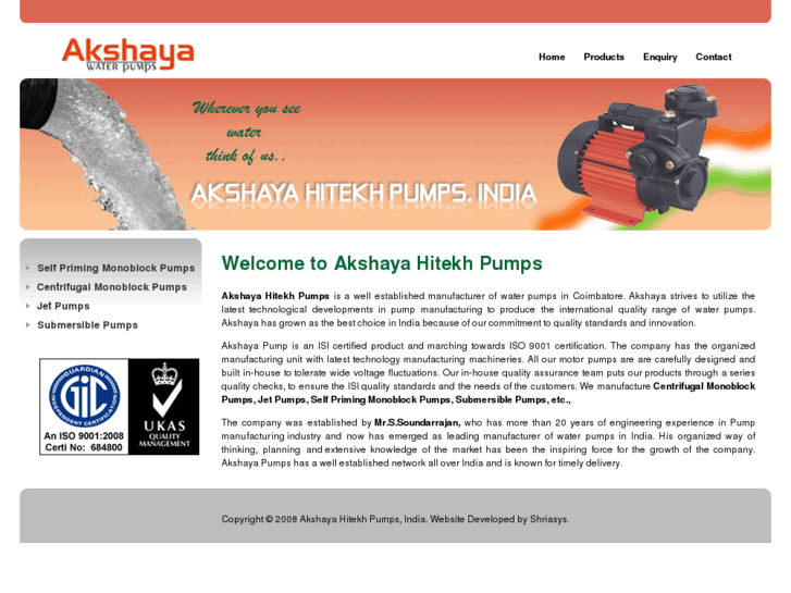 www.akshayapumps.com