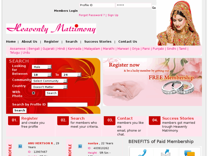 www.heavenlymatrimony.com