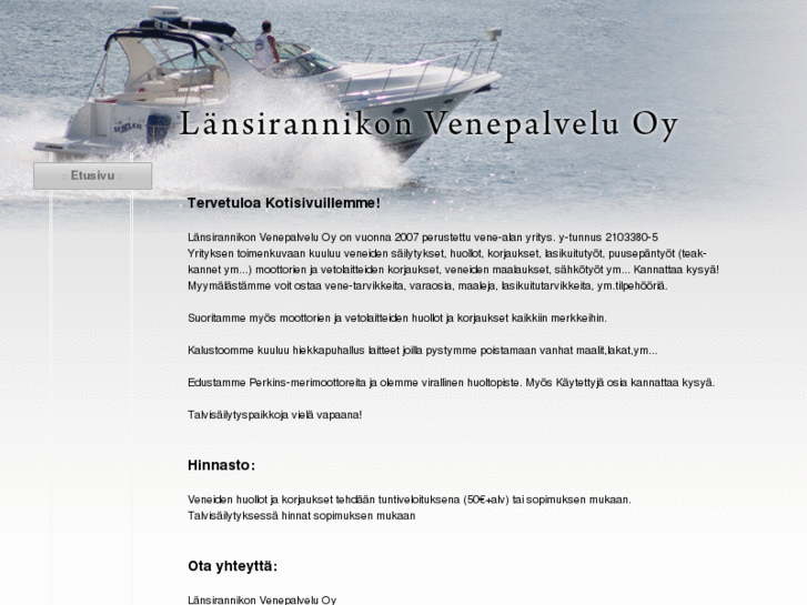 www.lansirannikonvenepalvelu.com