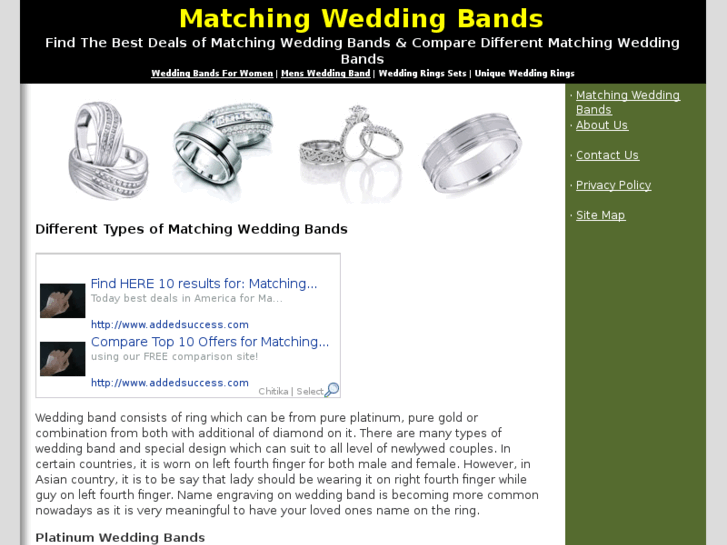 www.matchingweddingbands.org