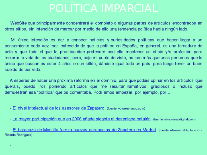 www.politicaimparcial.es