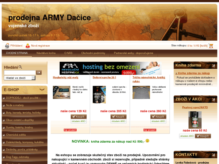 www.shop-army.cz