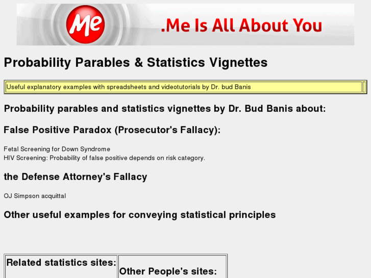 www.statisticsvignettes.com