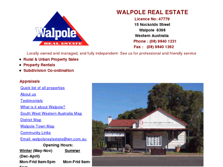 www.walpolerealestate.com.au