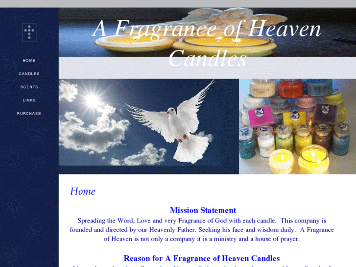 www.afragranceofheavencandles.com