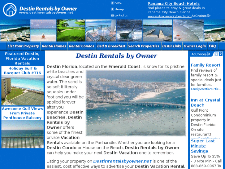 www.destinrentalsbyowner.net