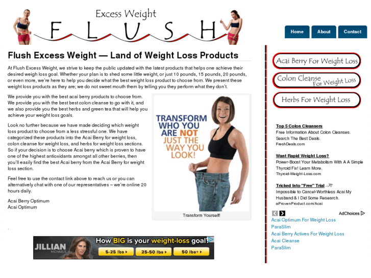 www.flushexcessweight.com