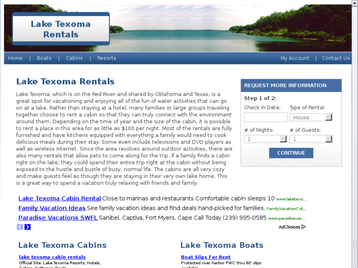 www.laketexoma-rentals.com