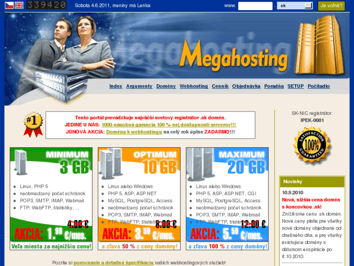 www.megahosting.sk