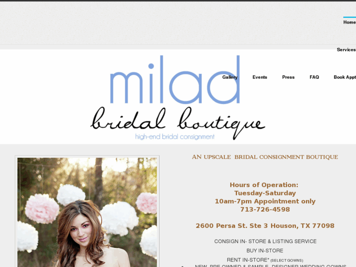www.miladbridal.com