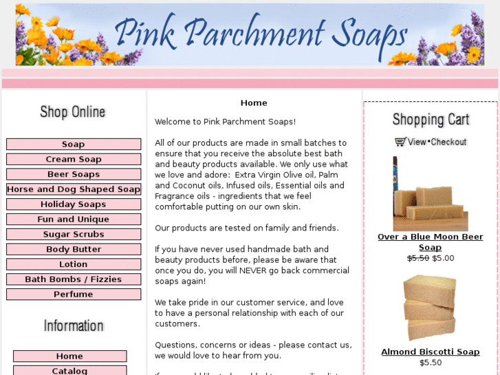 www.pinkparchmentsoaps.com