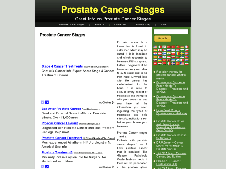 www.prostatecancerstages.org