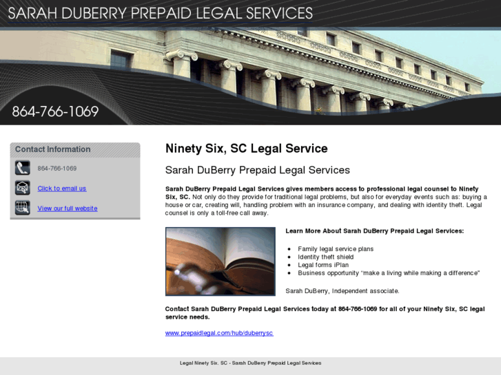 www.scduberryprepaidlegal.com