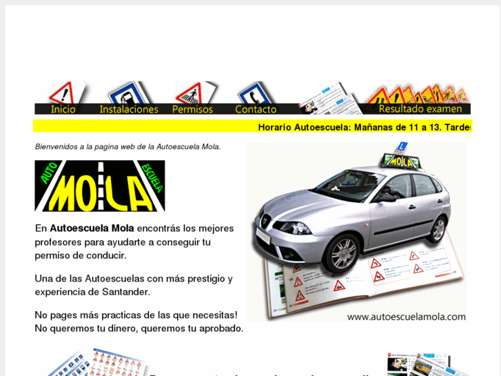 www.autoescuelamola.com