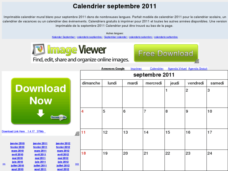 www.calendrierseptembre.com