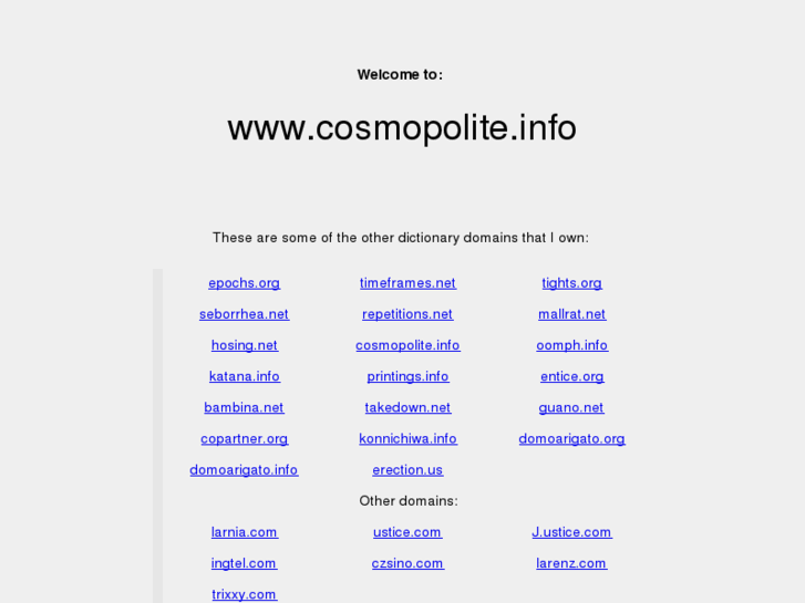 www.cosmopolite.info