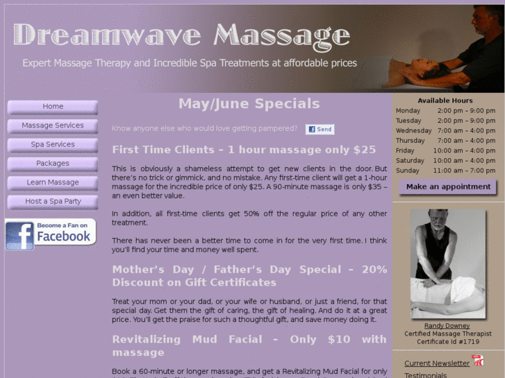 www.dreamwavemassage.com