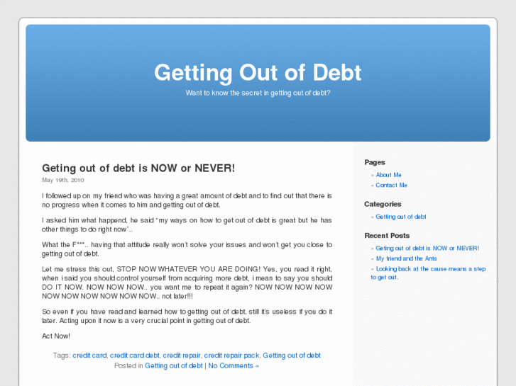 www.gettingoutofdebttip.com