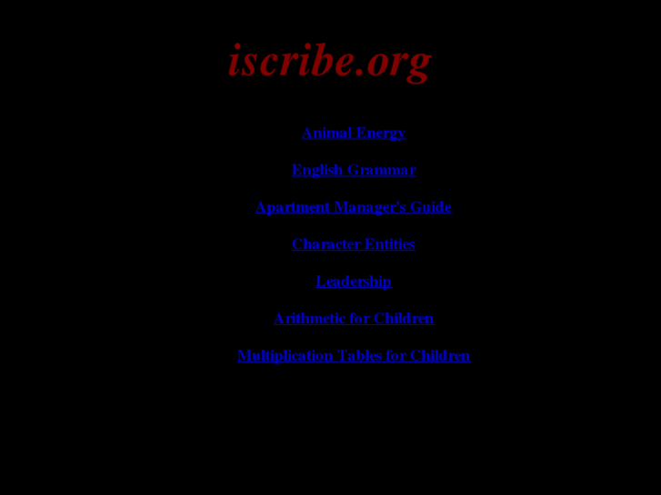 www.iscribe.org