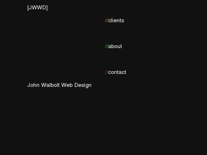 www.johnwalboltwebdesign.com