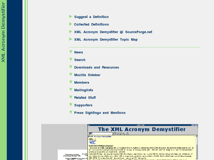 www.xml-acronym-demystifier.org