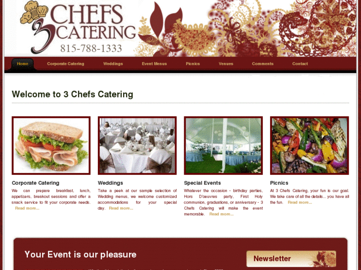 www.3chefscatering.com