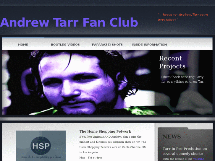 www.andrewtarrfanclub.com