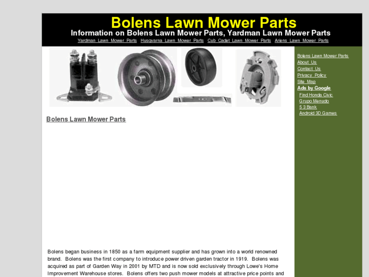 www.bolenslawnmowerparts.com