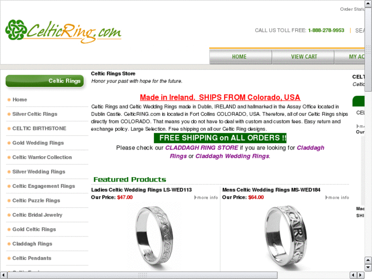 www.celtic-wedding-ring-sets.com