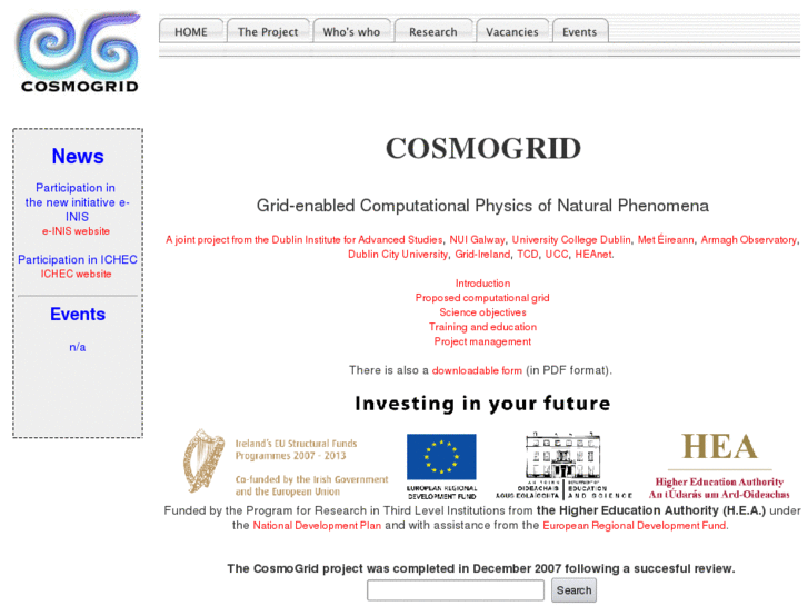 www.cosmogrid.ie