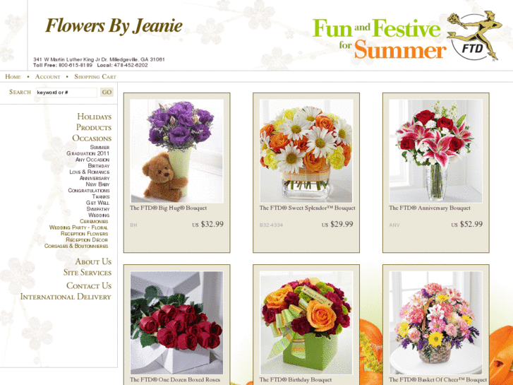 www.flowersbyjeanieflorist.com