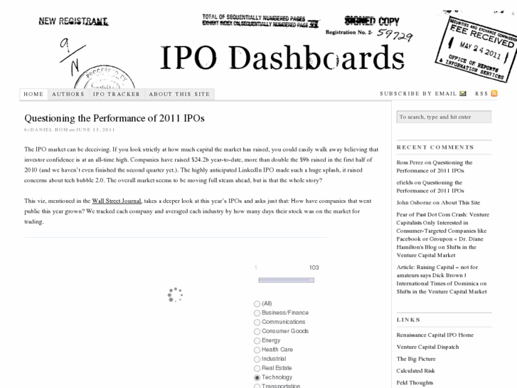 www.ipo-dashboard.com