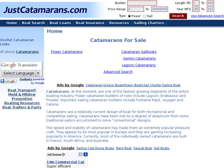 www.justcatamarans.com