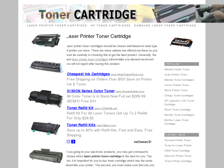 www.laserprintertonercartridge.org