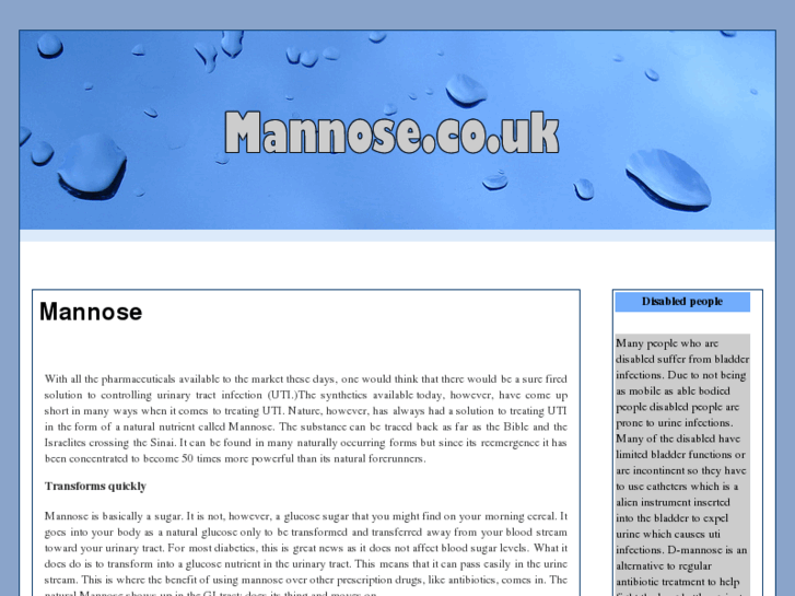 www.mannose.co.uk