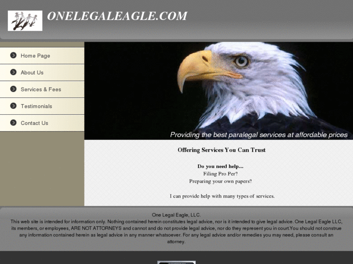 www.onelegaleagle.com