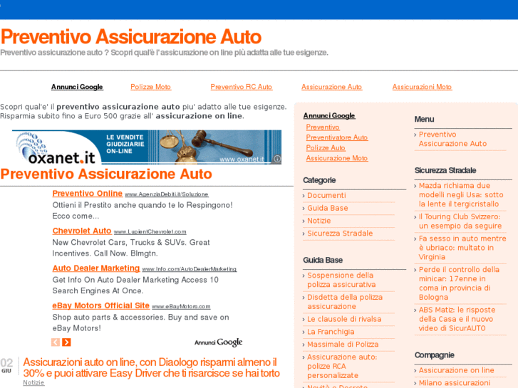 www.preventivoassicurazione-auto.it