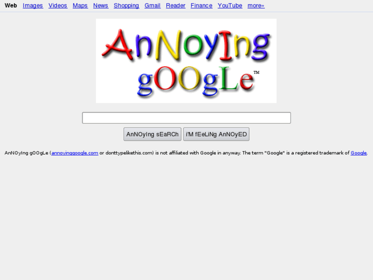 www.annoyinggoogle.com