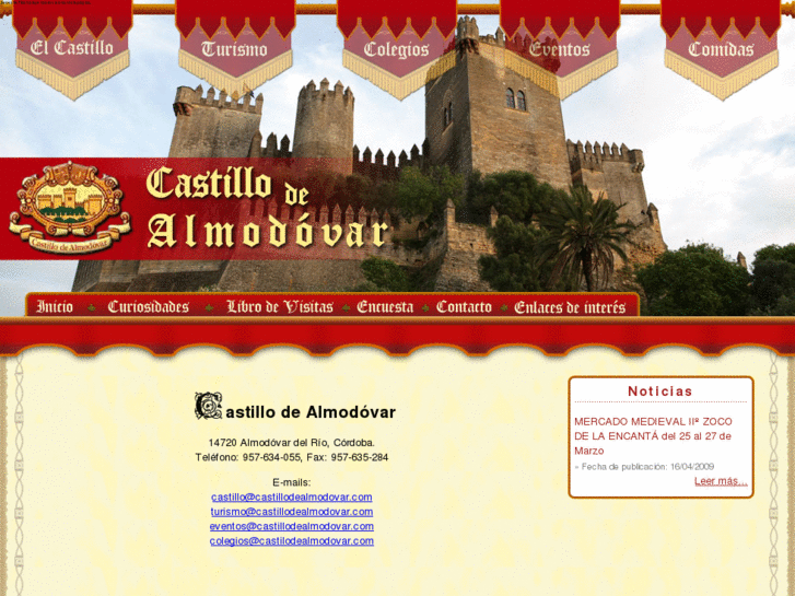 www.castillodealmodovar.com