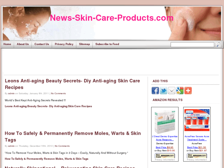 www.news-skin-care-products.com