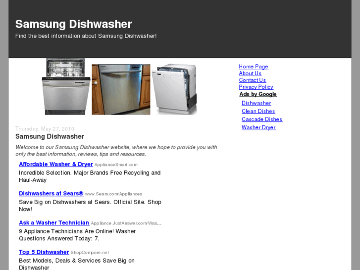 www.samsungdishwasher.tk