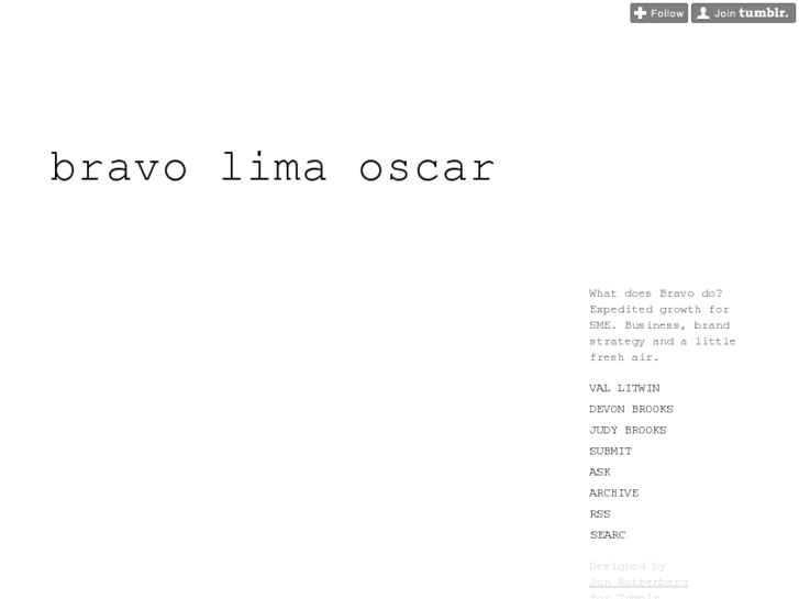 www.bravolimaoscar.com