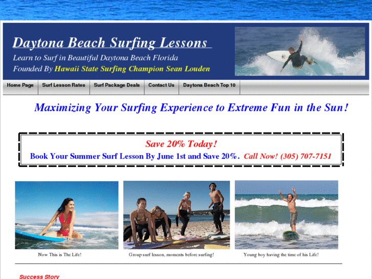 www.daytonabeachsurfinglessons.com