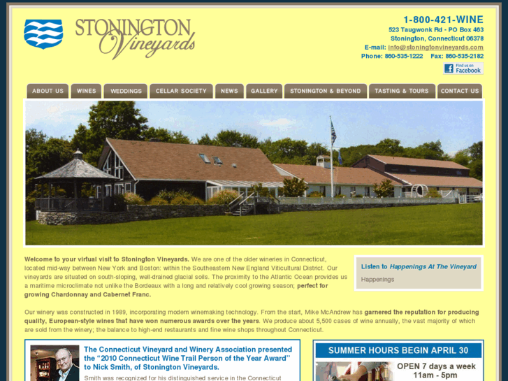 www.stoningtonvineyards.com