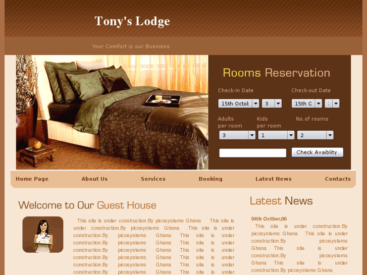 www.tonyslodge.com