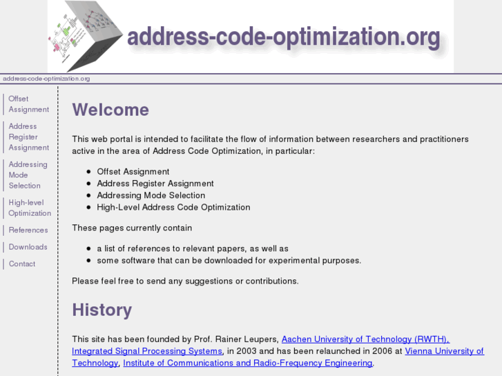 www.address-code-optimization.org